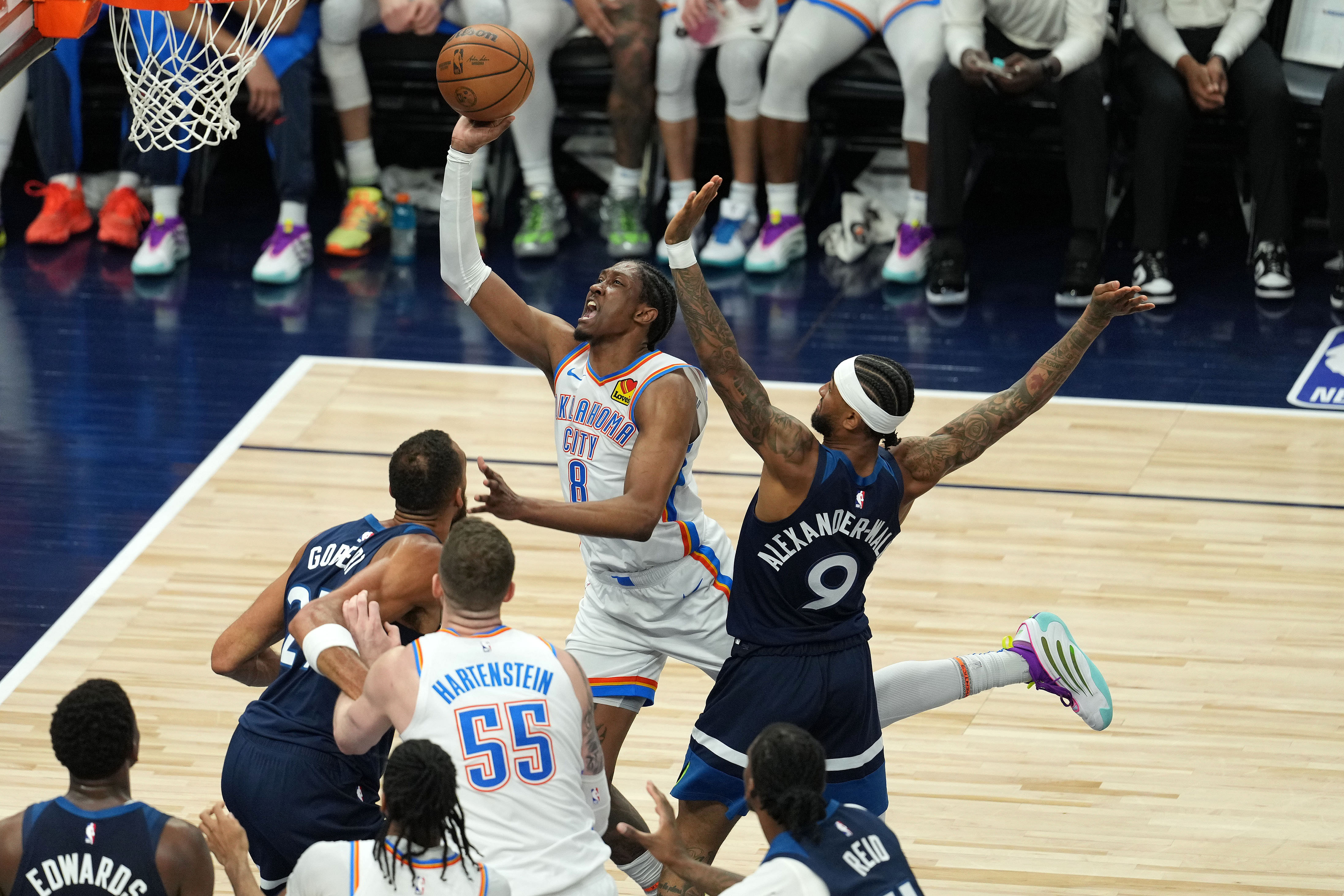 Jalen Williams scored 14 of his 34 points in the 4th quarter. (Photo: IMAGN)